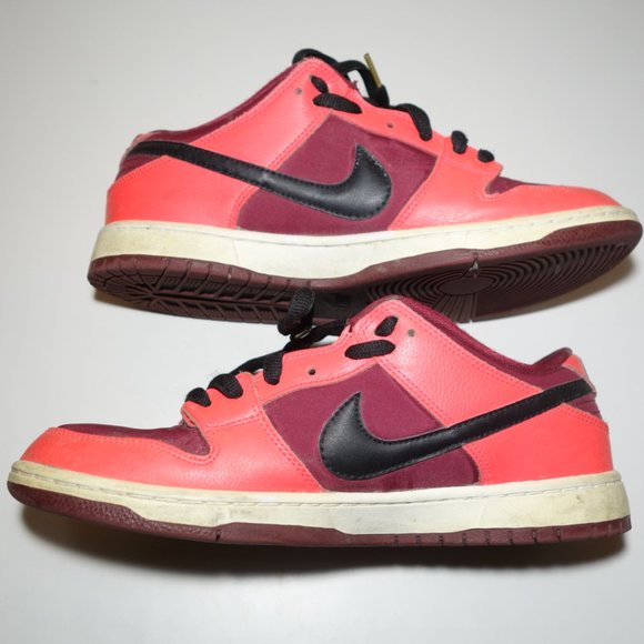 Nike SB Dunk Laser Crimson Red Low Top Sneakers w/ Original Box, Size 10.5 - Picture 5 of 10